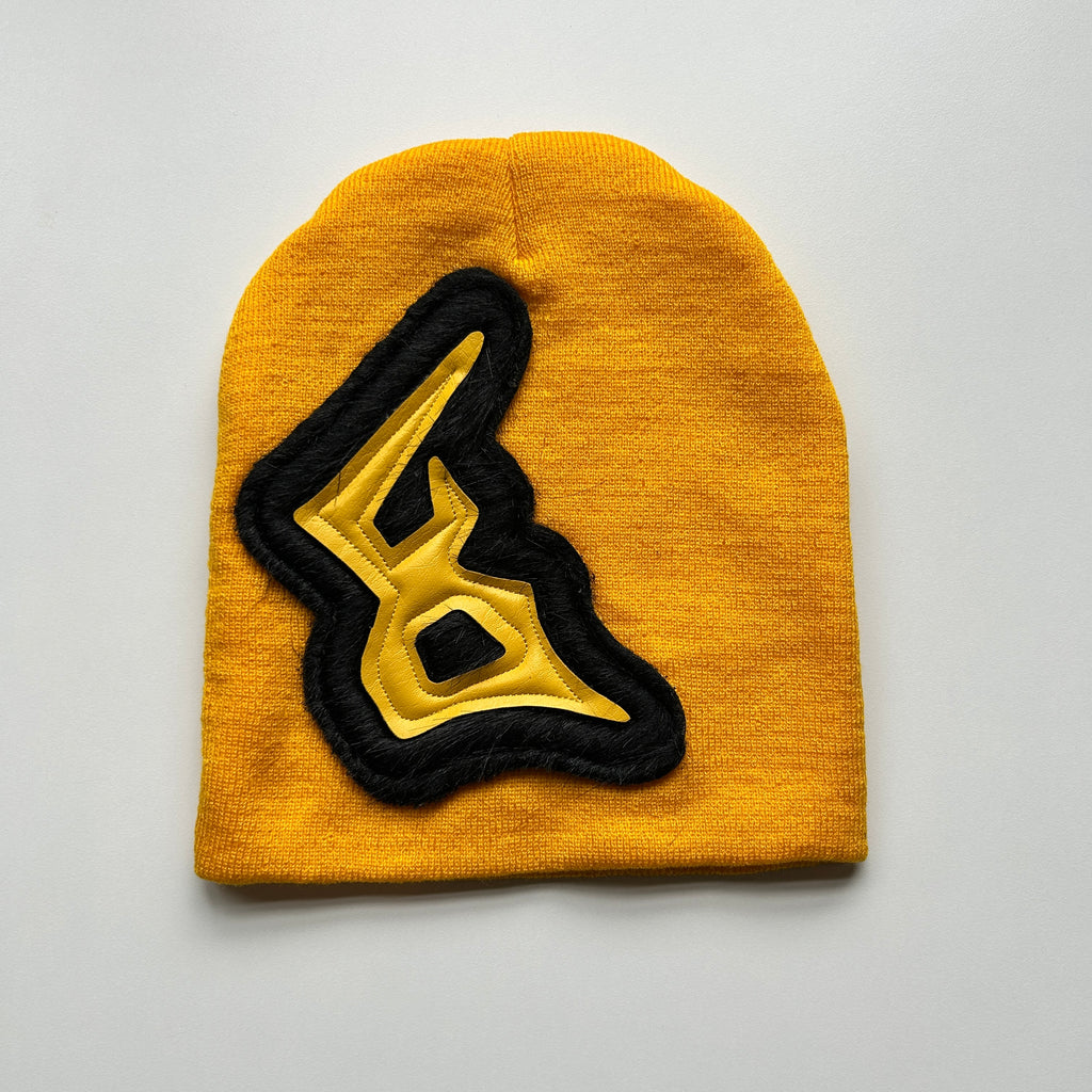 Leather Beanie