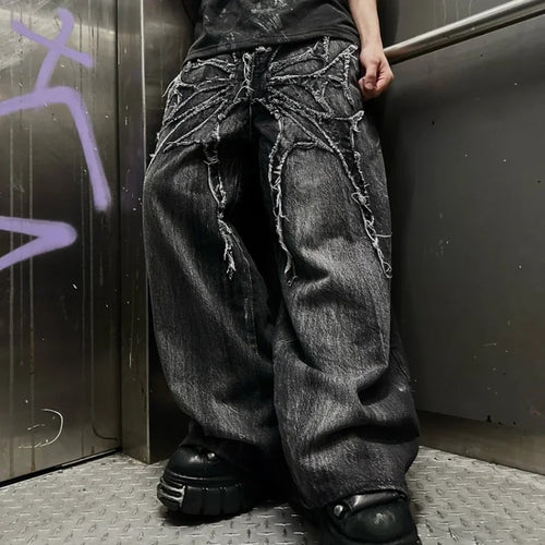 Sixxo - Raw Japanese Denim Hand Cut Phantom Jeans