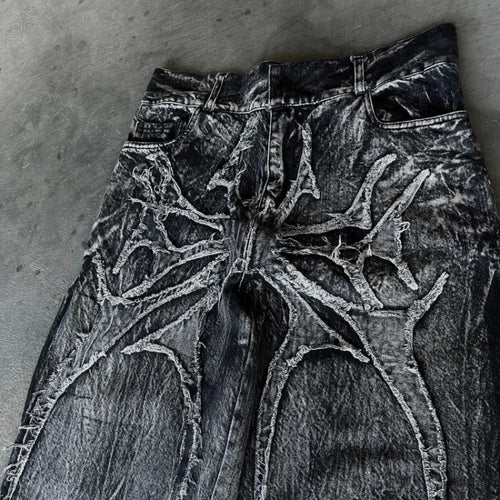 Sixxo - Raw Japanese Denim Hand Cut Phantom Jeans